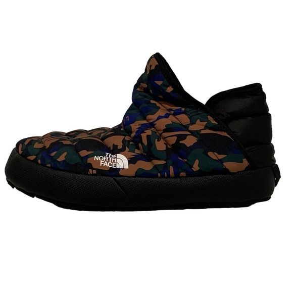 The North Face Mens ThermoBall Insulated Traction Booties Camo Blue Black Mens 7 - Picture 3 of 5